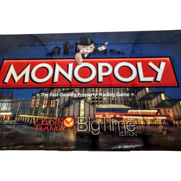 Casino Rama Monopoly Game Big Time Limo Stack Chips Gambling Las Vegas New - Picture 3 of 6
